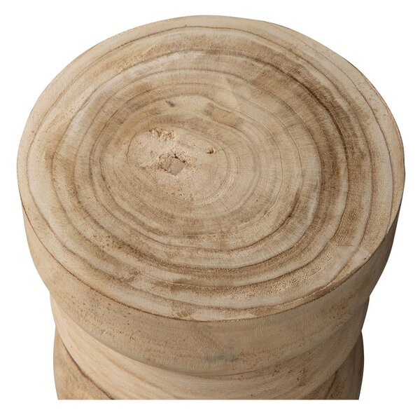 Sgabello da giardino in legno di paulownia Bikkel - WOOOD