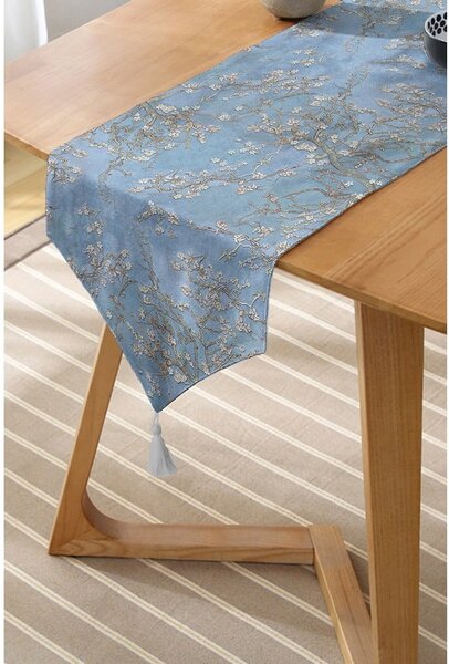 Runner 45x140 cm Blue Spring – Minimalist Cushion Covers