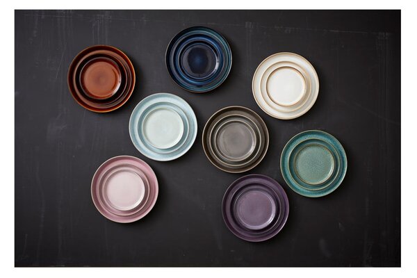 Piatto nero/color ambra in gres ø 27 cm Gastro Black/Amber – Bitz