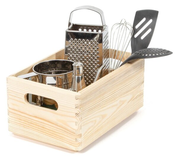 Scatola in legno di pino Custom, 30 x 20 x 14 cm - Compactor