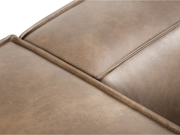 Divano in pelle marrone chiaro 227 cm Madame - Windsor & Co Sofas