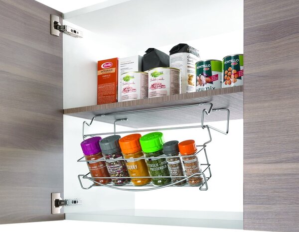 Portaspezie sospeso Swing in acciaio inox - Metaltex