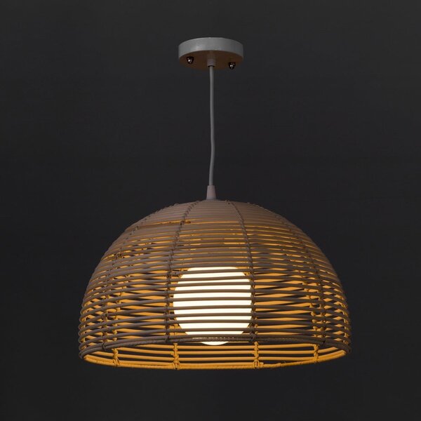Lampada da soffitto in colore naturale con paralume in rattan ø 38 cm Natural Way - Casa Selección