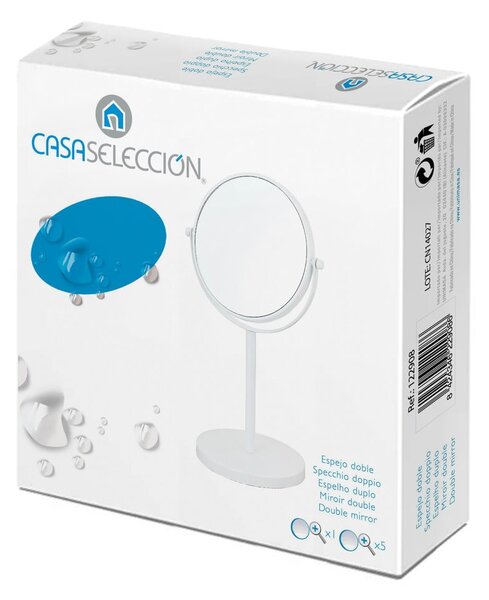Specchio per make-up con ingrandimento (5x) ø 17 cm – Casa Selección