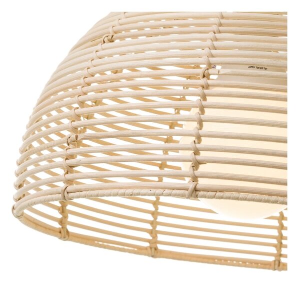 Lampada da soffitto in colore naturale con paralume in rattan ø 38 cm Natural Way - Casa Selección