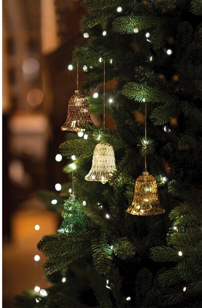 Decorazione luminosa verde ø 9 cm Luna - Sirius