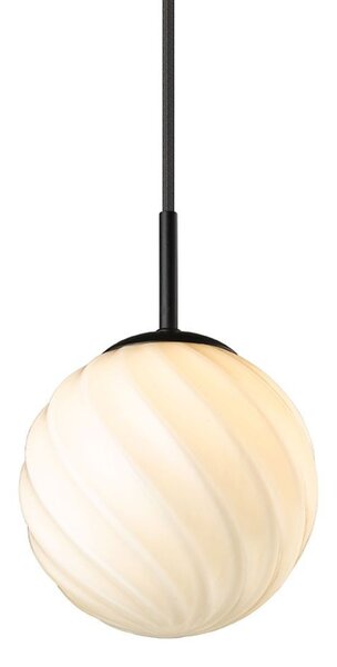 Halo Design - Twist Ball Lampada a Sospensione Ø15 Opale/Nero