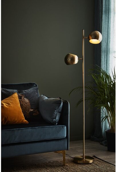 Lampada da terra in colore oro Edgar - Markslöjd