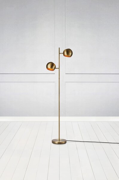 Lampada da terra in colore oro Edgar - Markslöjd