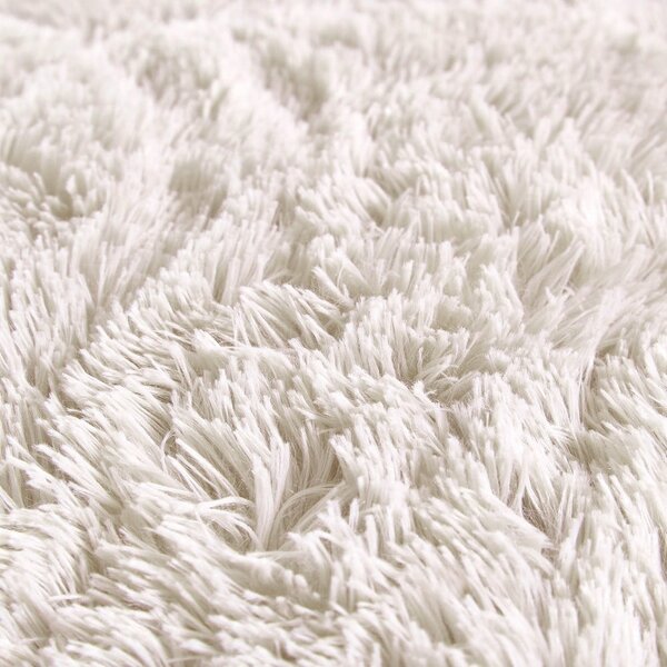Biancheria da letto singola bianca micro felpata 135x200 cm Cuddly - Catherine Lansfield
