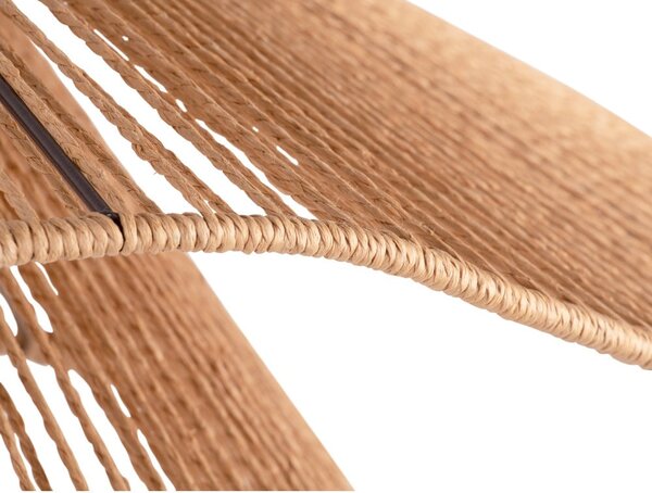 Lampada a sospensione color oro con paralume in carta intrecciata ø 60 cm Sombra - Leitmotiv
