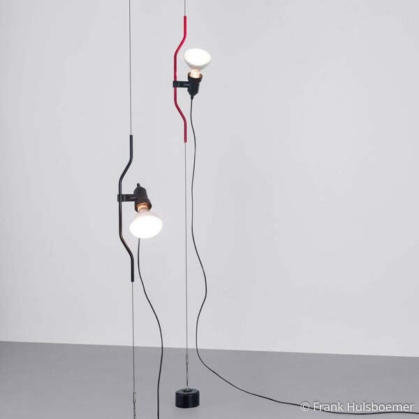 FLOS Lampada a sospensione PARENTESI, Nero, Soggiorno / Sala da pranzo, Metallo, Design, Lampada a sospensione