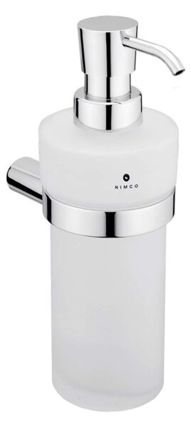 Nimco Bormo - Dispenser di sapone liquido con supporto, cromo BR 11031W-26
