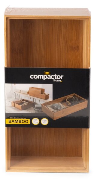 Scatola di bambù , 22,5 x 15 x 6,35 cm - Compactor