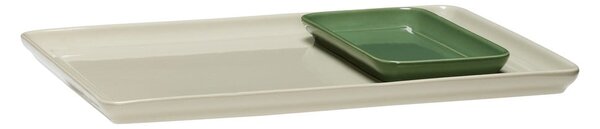 Set di vassoi decorativi in ceramica 2 pz 26x35 cm Amare – Hübsch