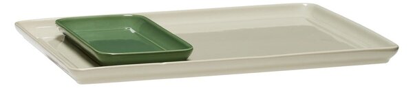 Set di vassoi decorativi in ceramica 2 pz 26x35 cm Amare – Hübsch