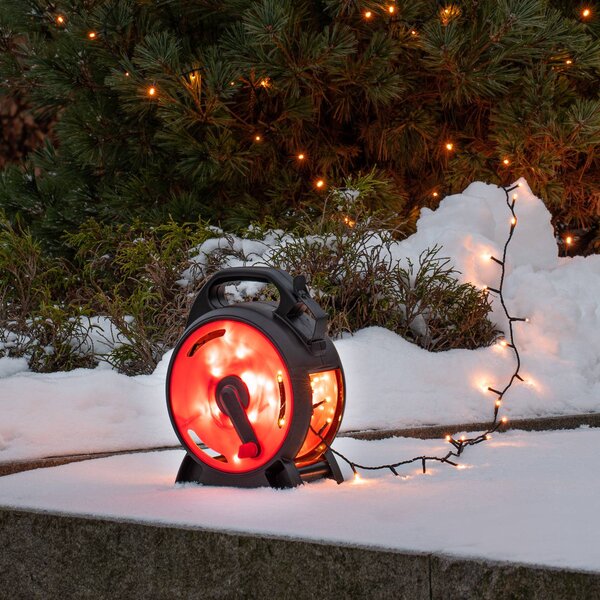 Konstsmide Christmas Ghirlanda luminosa LED Micro ambra a 6 luci 6,93 m