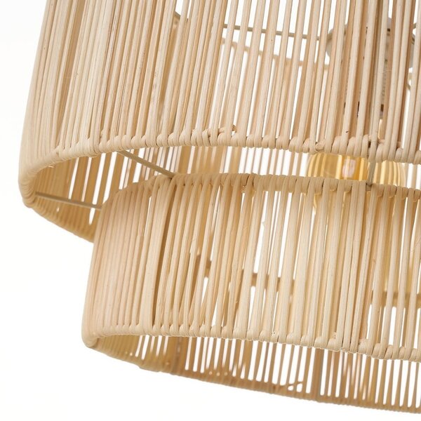 Lampada da soffitto in colore naturale con paralume in rattan ø 38 cm Natural Way - Casa Selección