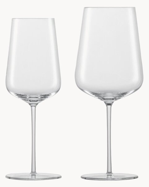 Set di 4 bicchieri da vino Bordeaux e Chardonnay Verivino