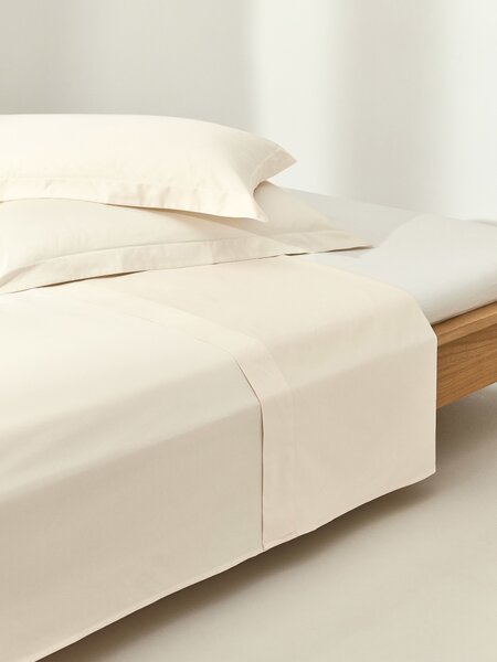 Lenzuolo con angoli topper in raso di cotone Premium