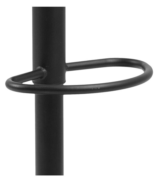 Sedia da bar grigia in imbottito con altezza regolabile (altezza della seduta 62 cm) Finch – Actona