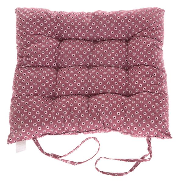 Cuscino di seduta in tessuto rosa 40x40 cm - Dakls