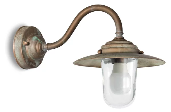 Moretti Luce Applique da esterni Chalet, dimmerabile, Bronzo / Ottone antico, Ottone, Antico, Applique da esterni