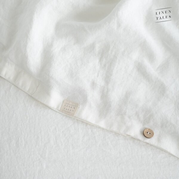 Biancheria da letto bianca 200x140 cm White - Linen Tales