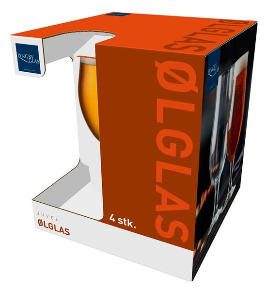 Bicchieri da birra in set da 4 490 ml Juvel - Lyngby Glas