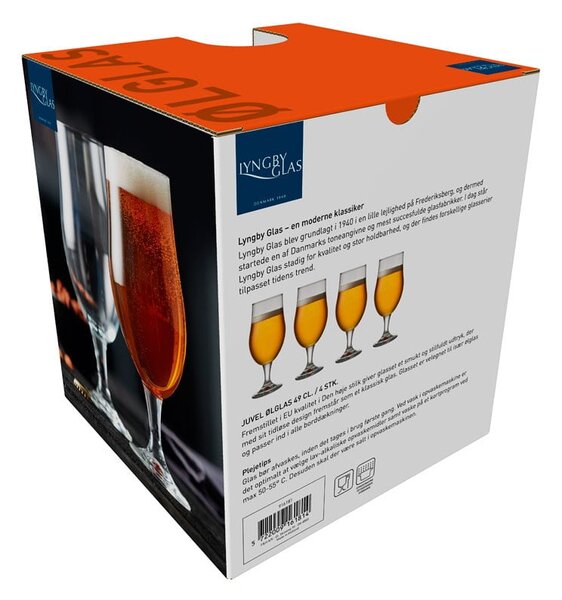 Bicchieri da birra in set da 4 490 ml Juvel - Lyngby Glas