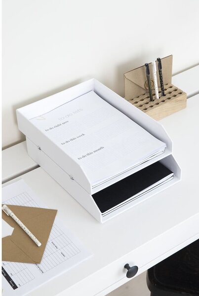 Organizer in cartone per documenti in set da 2 Hakan - Bigso Box of Sweden