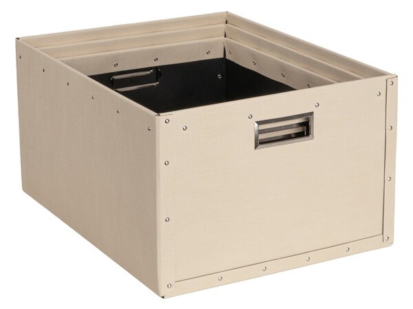 Scatole di cartone beige in set da 3 Ture - Bigso Box of Sweden