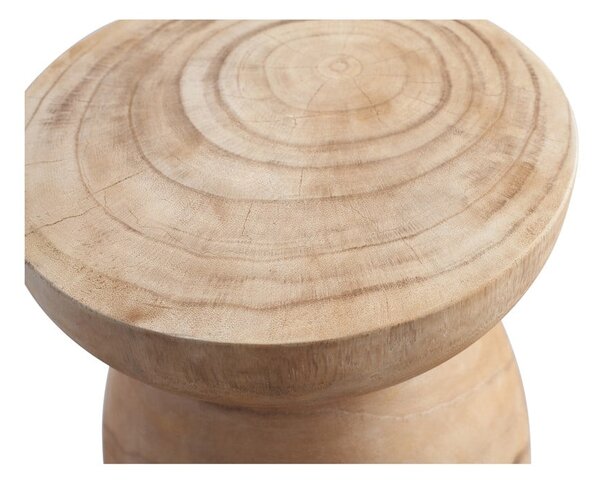 Sgabello da giardino in legno di paulownia Bink - WOOOD