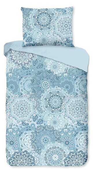 Biancheria da letto matrimoniale in cotone blu, 200 x 200 cm Mandala - Bonami Selection