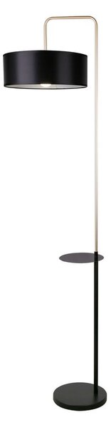 Lampada da terra nera (altezza 172 cm) Impact - Candellux Lighting