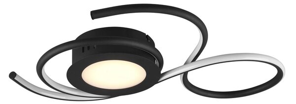 Trio Lighting Plafoniera LED Jive, 50cm, nero satinato