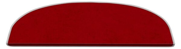 Gradini rossi in set da 16 pezzi 20x65 cm Plain Color - Vitaus
