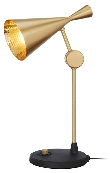 Tom Dixon Beat Table lampada da tavolo, ottone