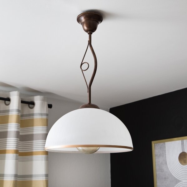 Lampadario a sospensione con supporto rigido RETRO II 1xE27/60W/230V