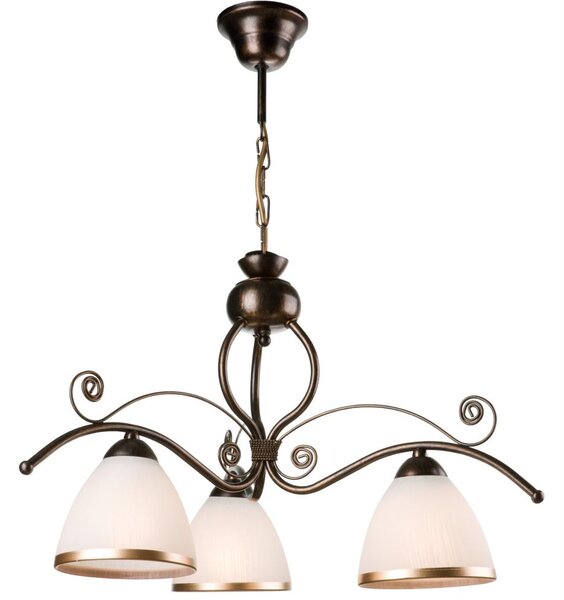 Lampadario a sospensione con catena RETRO II 3xE27/60W/230V