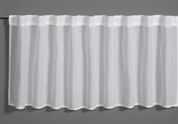 Tenda bianca 45x140 cm Jacquard-Voile - Gardinia
