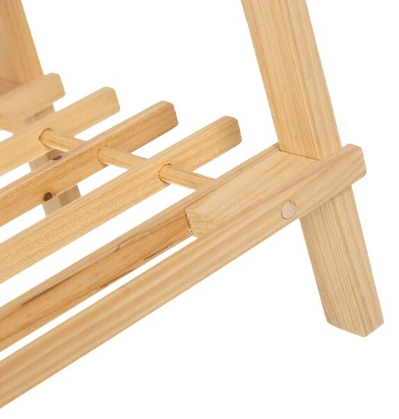 Scarpiera in legno di abete in colore naturale Natural Way - Casa Selección