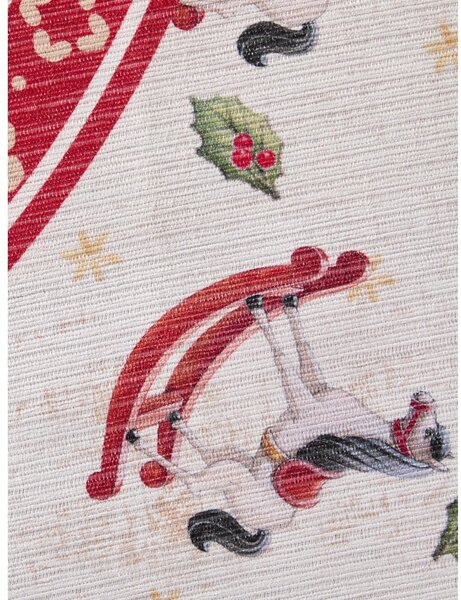 Tappeto rotondo rosso a tema natalizio ø 160 cm Toy's Delight Rocking Horse – Villeroy&Boch