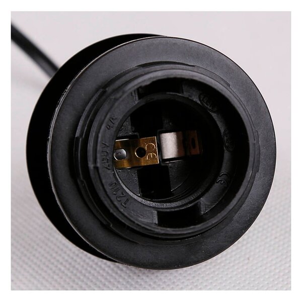 Lampada a sospensione nera con paralume in vetro ø 10 cm Felis - Candellux Lighting