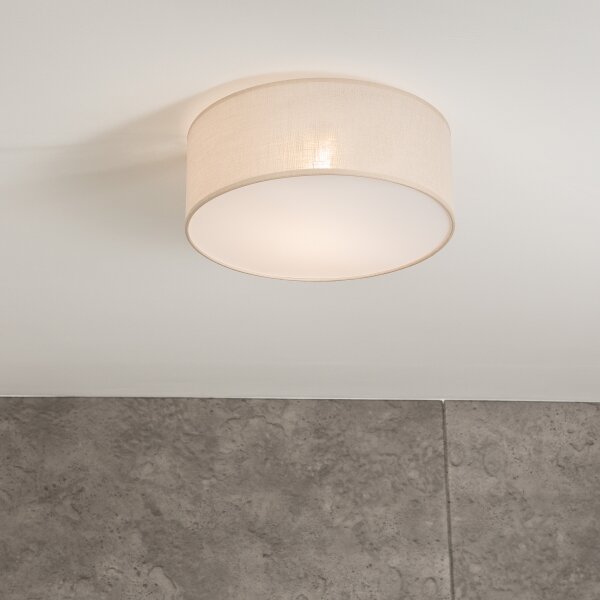 Plafoniera SIRJA 1xE27/60W/230V diametro 35 cm panna