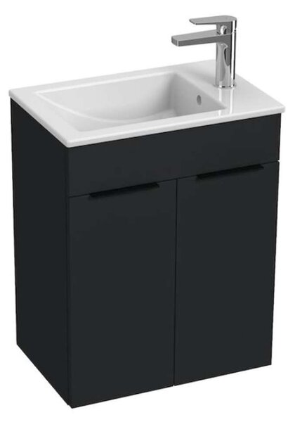 Jika Cube - Mobile con lavabo 51x34x61 cm, antracite opaco H4536411763521