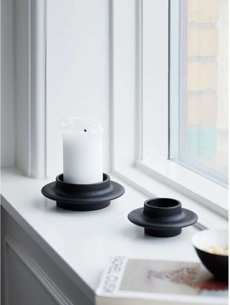 Normann Copenhagen - Heima Portacandele Nero Normann Copenhagen