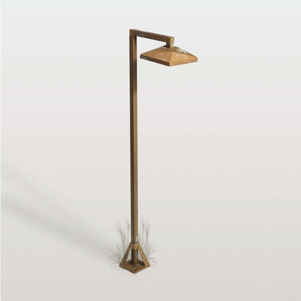 Moretti Luce Lampioncino da giardino Aura Edge, Bronzo / Ottone antico, Ottone, Campagna / Rustiche, Lampada LED da esterni