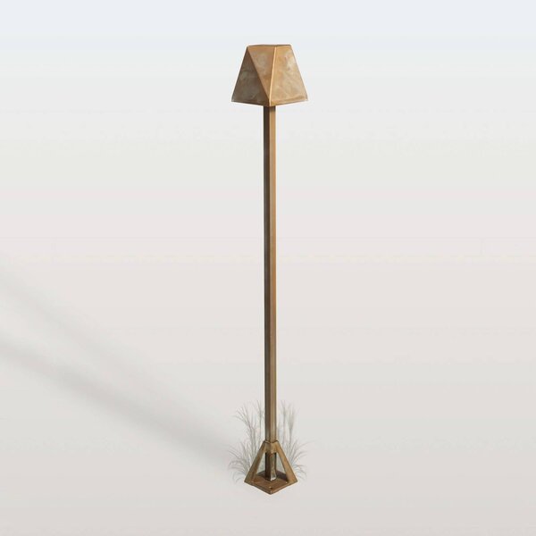Moretti Luce Lampioncino da giardino Silva Edge, Bronzo / Ottone antico, Ottone, Campagna / Rustiche, Lampada LED da esterni