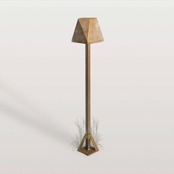 Moretti Luce Lampione da giardino Silva Edge, Bronzo / Ottone antico, Ottone, Campagna / Rustiche, Lampada da esterni